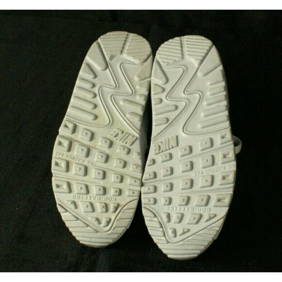 Nike Air Max 90 White/Blue Lagoon/Metallic Silver Size 1 youth - Picture 3 of 6